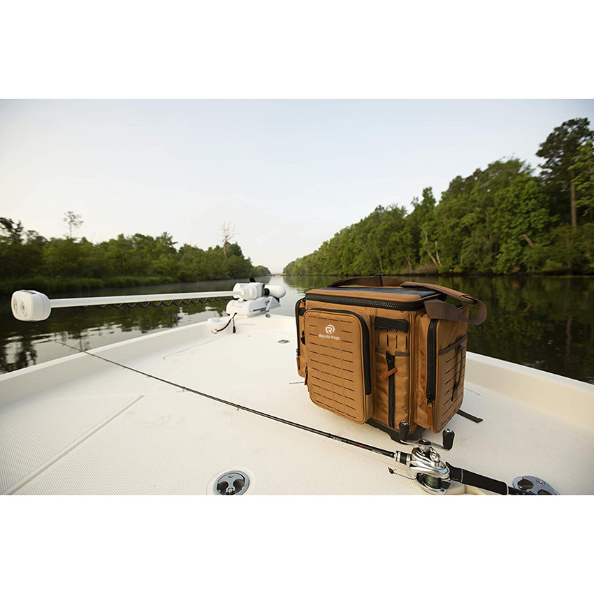 Aufbewahrungstasche aus 600D-Nylon – Leichte, strapazierfähige Angelausrüstungstasche mit großer Kapazität