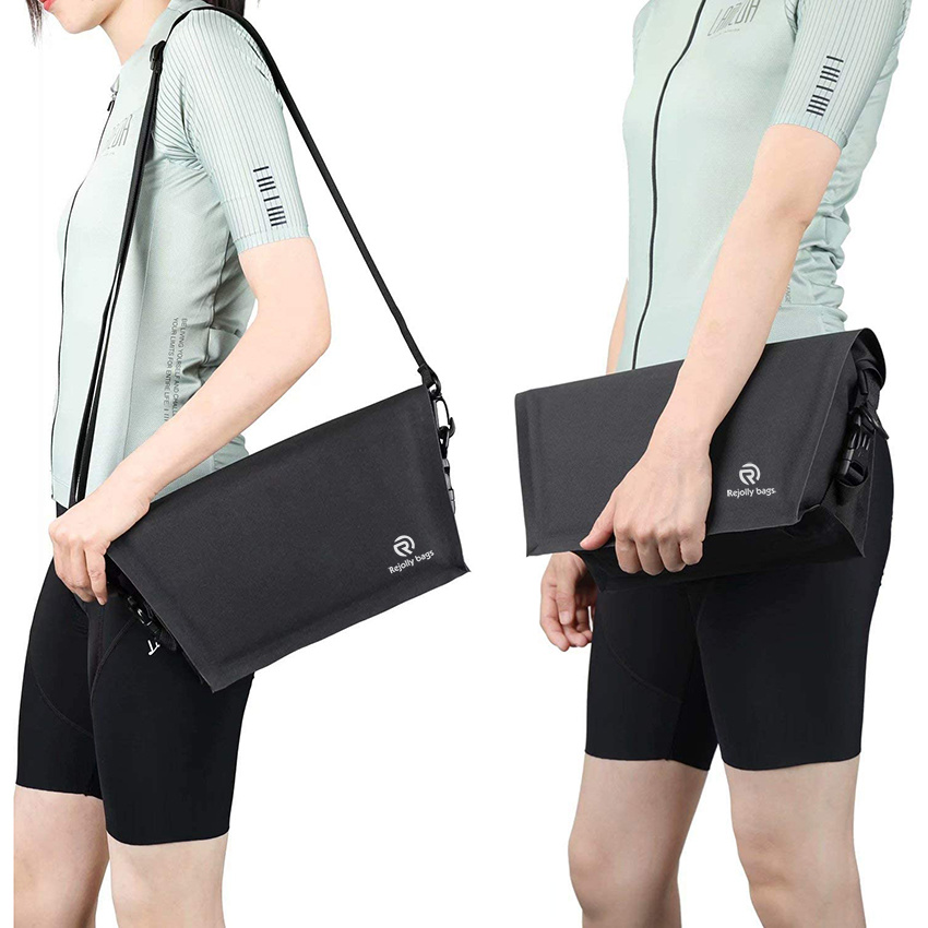 Wasserdichte 4L Fahrrad Fronttasche Handtasche Umhängetasche für Radfahren Pendeln Reisen Fahrradtasche