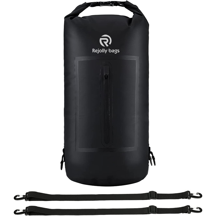 Wasserdichter Rolltop-Rucksack, schwimmender Trockensack, verstellbarer Schultergurt für Kajak, Boot, Angeln, Rafting, Schwimmen, Wassersport, Driften, Trockensack
