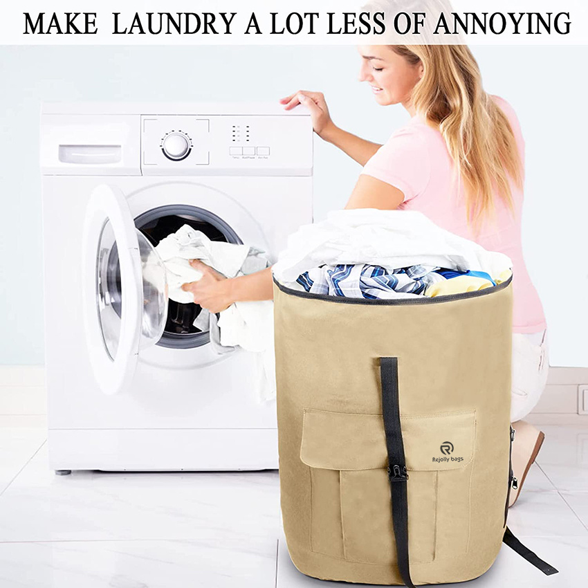 Strapazierfähiger 115-Liter-Zusammenklappbarer mit Griff für das Camp, mit Kordelzugverschluss, Schlafsaal-Essentials für College-Studenten, Wäschesack