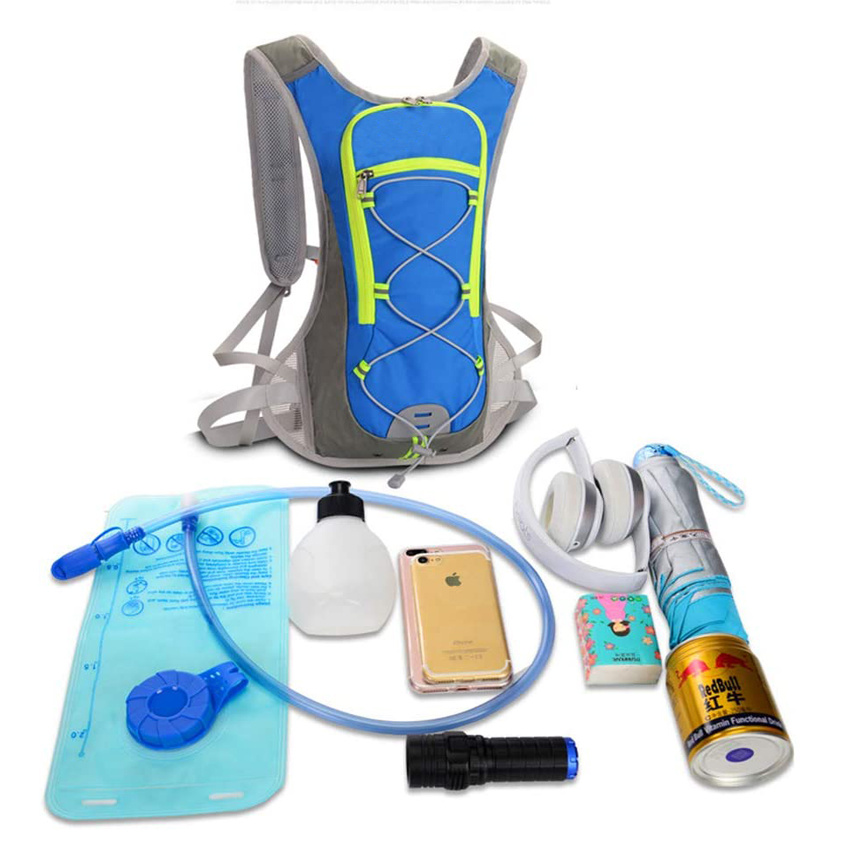 Radfahren Trinkrucksack Wasser Trinkblase Tasche Leichter, wasserdichter Lauf-Trinkrucksack mit hoher Kapazit&auml;t