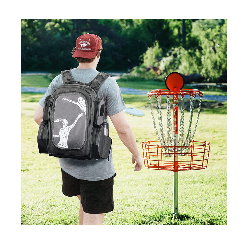 Gro&szlig;handels-Disc-Golftasche Leichte Frisbee-Golftasche L&auml;ssiger langlebiger Disc-Golf-Rucksack