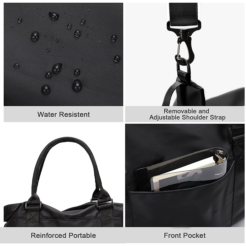 Большая спортивная большая сумка для спортзала, непромокаемая сумка для переноски на выходные для женщин с рукавом на колесиках, расширяемая сухая спортивная сумка для багажа