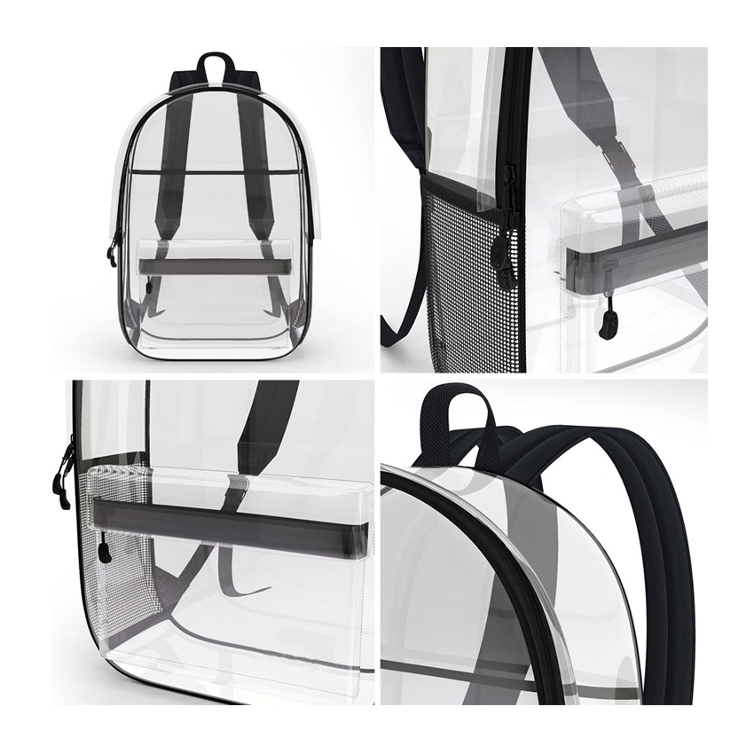 Super strapazierf&auml;higer transparenter Rucksack Transparente Schultaschen Bester Reise-Tagesrucksack Stilvoller Tagesrucksack