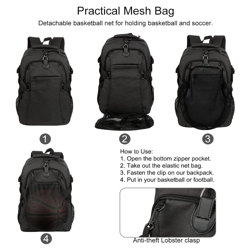 Leichter Rucksack Wasserdichter Basketballrucksack Gro&szlig;e Sporttasche Sporttasche