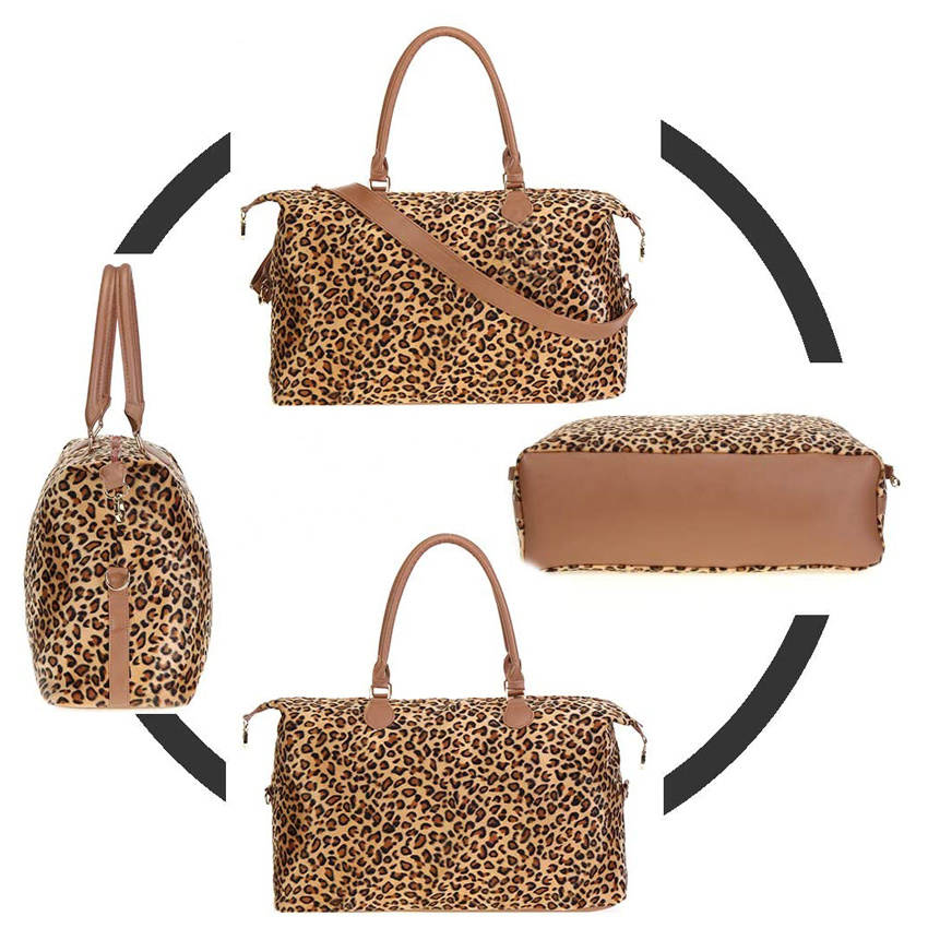 Leopard Reisegep&auml;cktasche Gro&szlig;e Seesack Damen Taschen Mode Damen Handtaschen