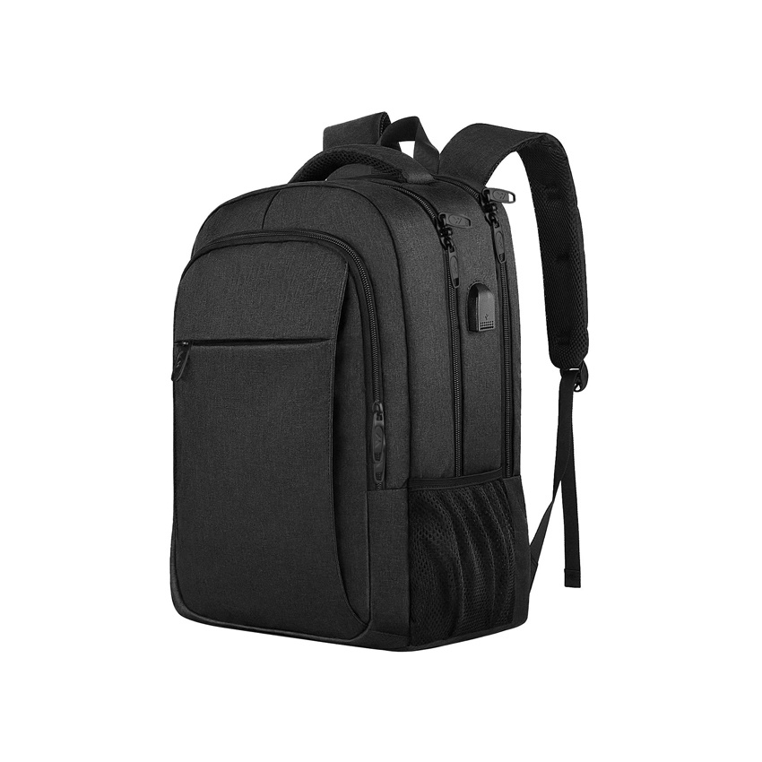 Laptop-Rucksack f&uuml;r Reisen, Wandern, Business Anti-Diebstahl Schlanker, langlebiger Laptop-Rucksack mit USB-Ladeanschluss Wasser