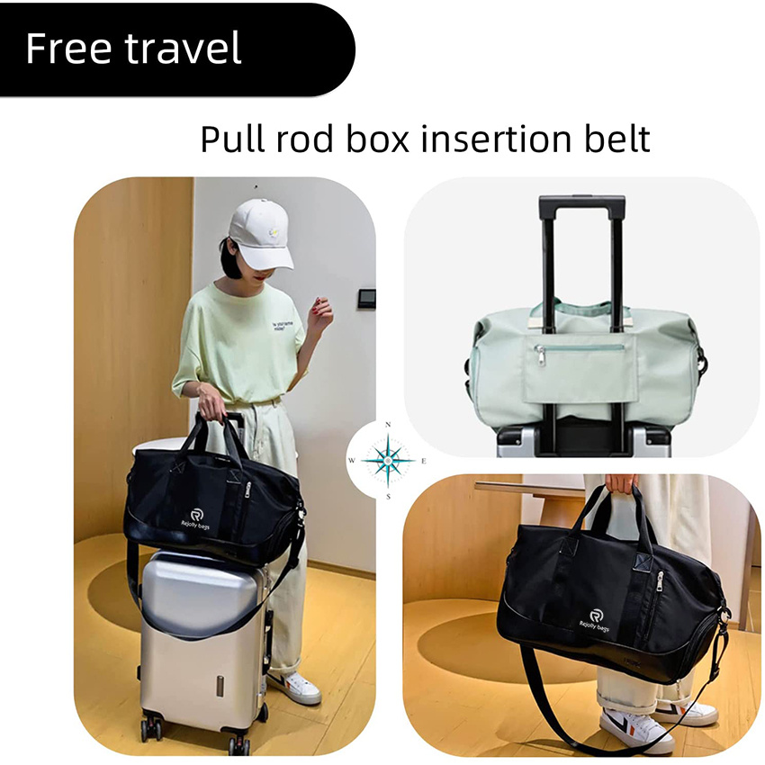 Fitness-Sporttasche mit Schuhf&auml;chern, wasserdicht, f&uuml;r Sport, Reisen, Yoga, Kurzurlaub, leichte Schwimmtasche