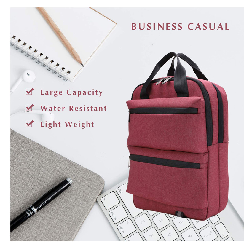 Schlanke Computerrucks&auml;cke, wasserabweisend, l&auml;ssig, B&uuml;chertasche, Reise, Arbeit, Handgep&auml;ck, l&auml;ssiger Tagesrucksack
