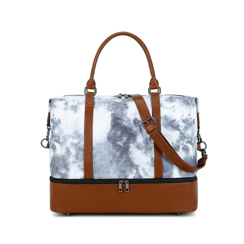 Damen Reisetasche mit Schuhfach Aufbewahrungstasche Gep&auml;cktaschen