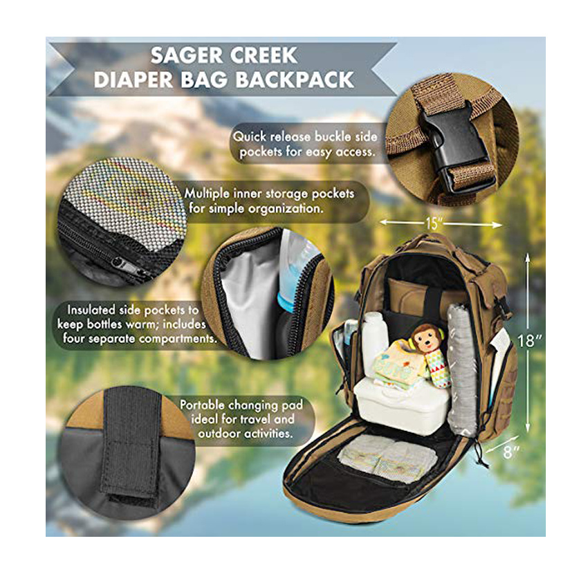 Gro&szlig;handel Wickeltasche Stilvolle Frau Tasche Baby Tragetasche Mama Reisetasche