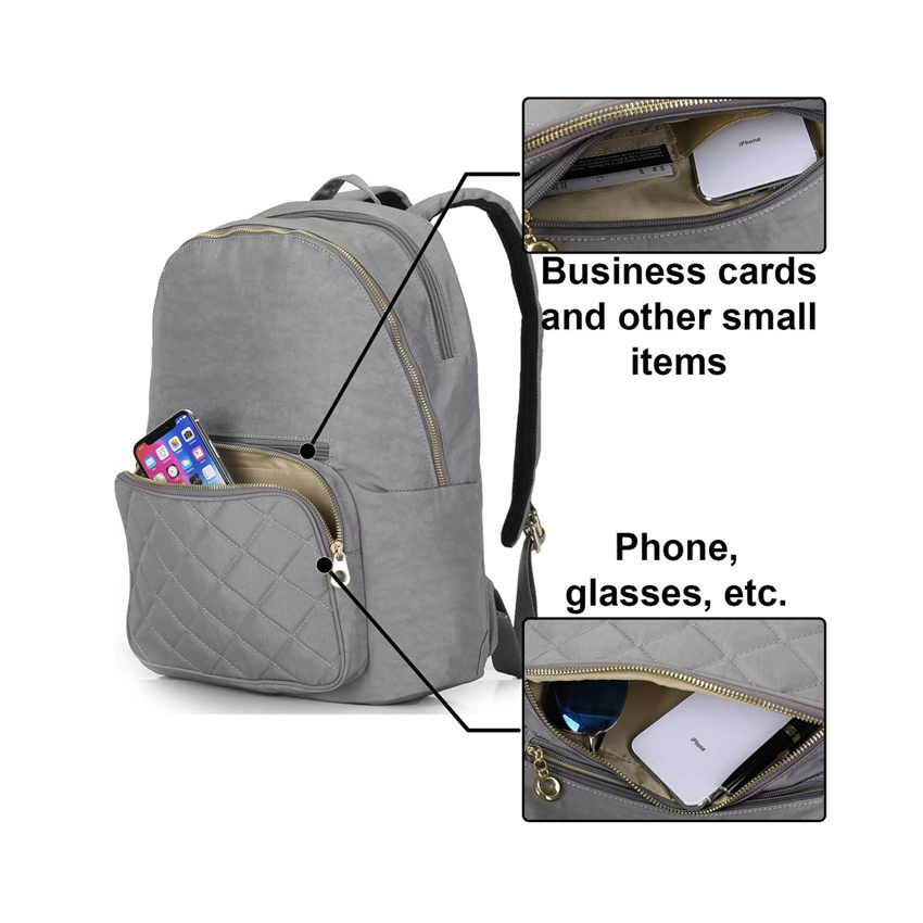 Mode Gro&szlig;handel Rucks&auml;cke Reine Farbe College Schultaschen Nylon Weicher Hochleistungs-Laptop-Rucksack