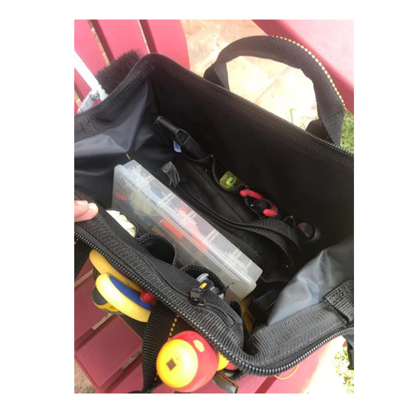 Robuster und langlebiger Werkzeugrucksack 33 Taschen Werkzeugtaschen Elektriker Werkzeugtasche Golfausr&uuml;stung