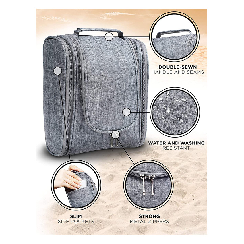 H&auml;ngende Make-up-Taschen Reise-Kulturtasche mit elastischen Bandhaltern