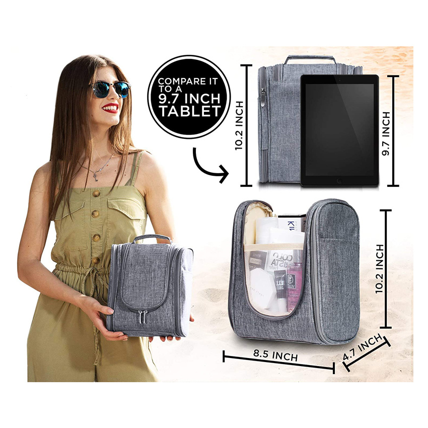 H&auml;ngende Make-up-Taschen Reise-Kulturtasche mit elastischen Bandhaltern