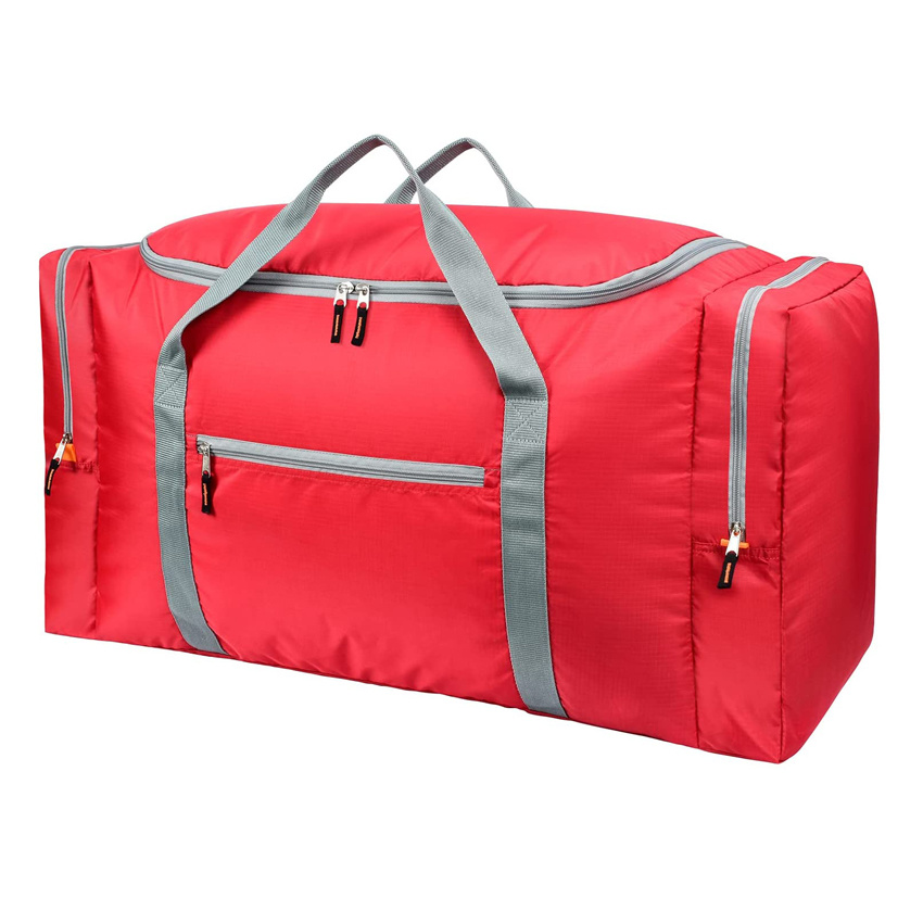 Складные дорожные сумки для мужчин Большая легкая водостойкая черная большая сумка