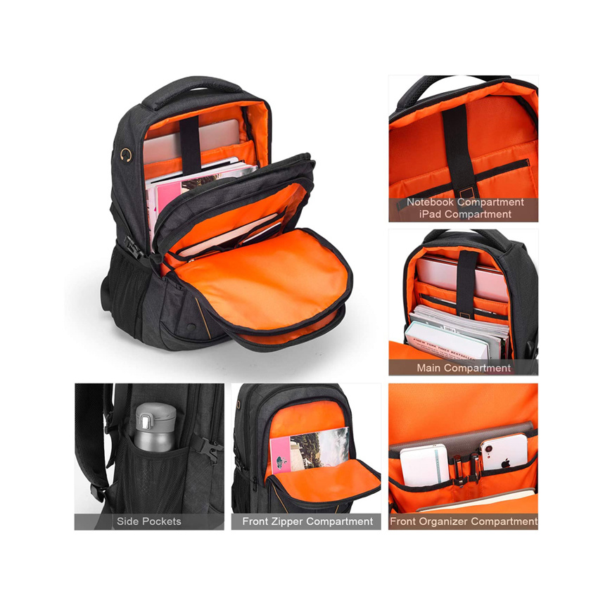 Gro&szlig;handel Laptoptaschen Rucksack f&uuml;r Herren USB Lade Wasserdichter Business Laptop Rucksack