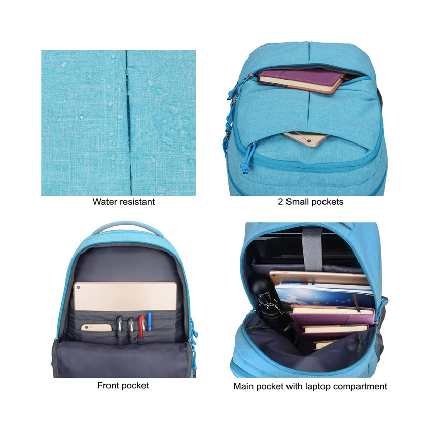 Neue 2021 Nylon B&uuml;ro Rucksack Wasserdichte Schultasche Gro&szlig;handel Laptop Taschen Freizeit Laptop Rucksack