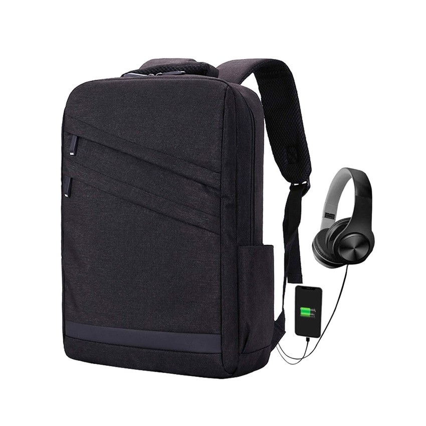 Laptop-Rucksack, schlanker Business-Computer-Rucksack mit USB-Ladeanschluss f&uuml;r M&auml;nner und Frauen, College-Computer-Rucks&auml;cke, Reiserucksack