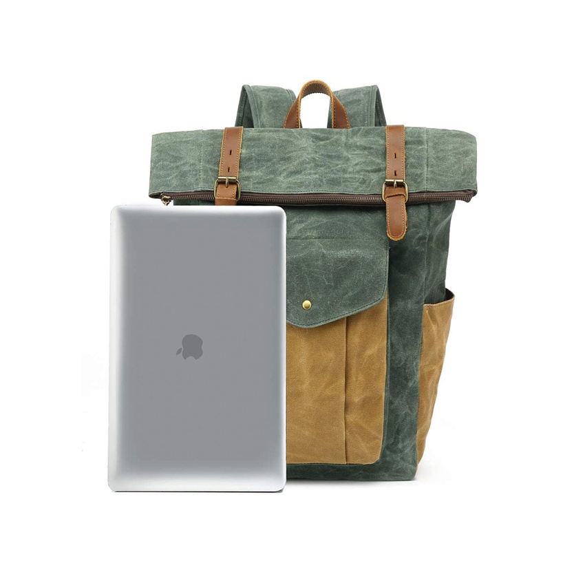 New Urban Fashion Unisex Roll-up-Schulrucksack Hei&szlig;er Verkauf Roll-up-Verschluss-Rucksack Wasserdichter Laptop-Rucksack