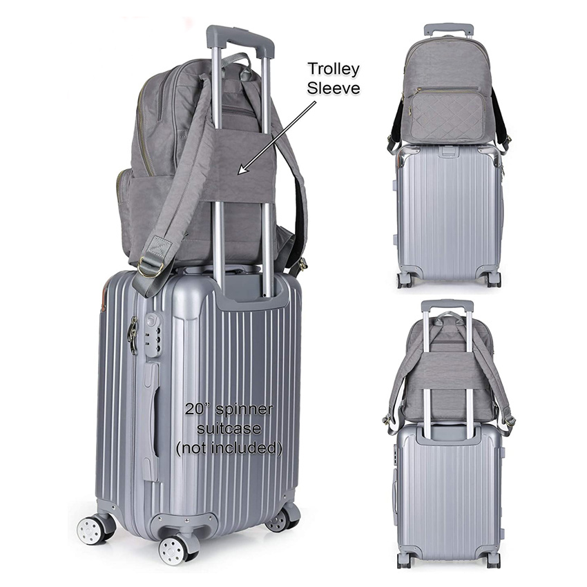 Mode Gro&szlig;handel Rucks&auml;cke Reine Farbe College Schultaschen Nylon Weicher Hochleistungs-Laptop-Rucksack