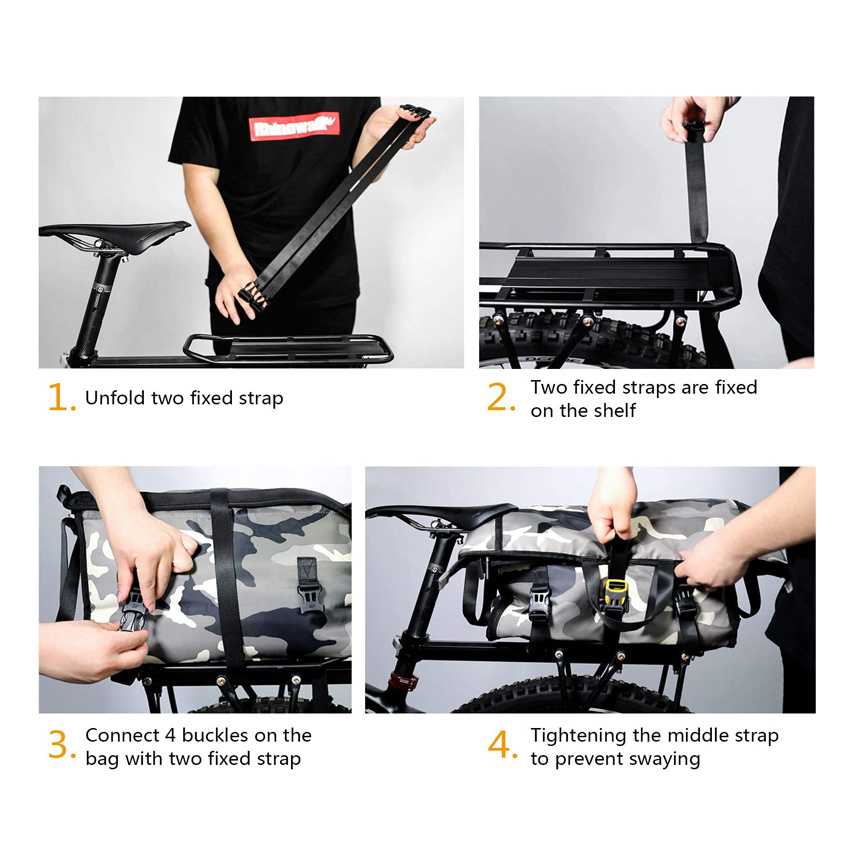 Fahrradzubeh&ouml;r Taschen Fahrradtasche Multifunktions-Fahrrad-Aufbewahrungstasche Fahrradtasche