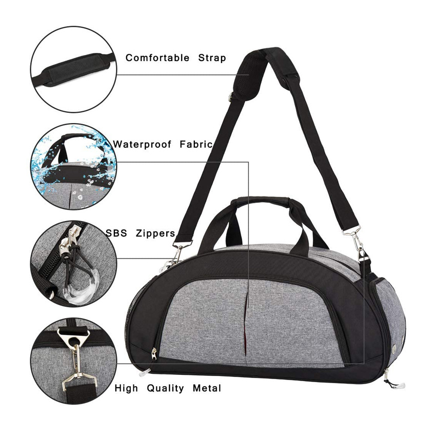 Outdoor Wandern Einkaufstasche Gym Handtasche Mode Schuhe Tasche Sport Seesack