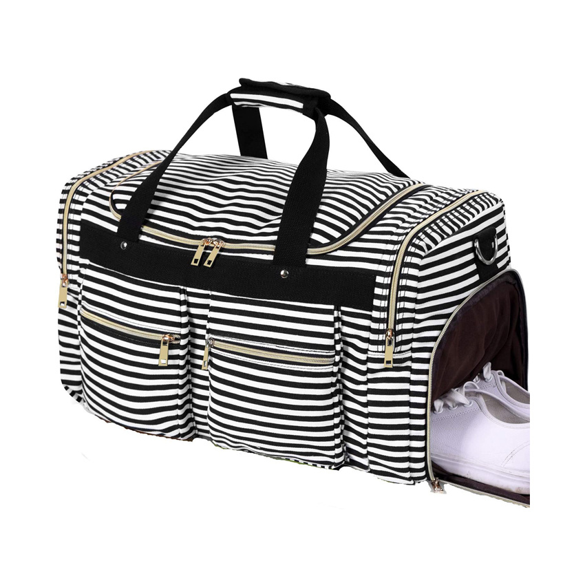 Hot Selling Carry on Travel Tote Bag mit Schuhfach Tote Travel Gep&auml;cktaschen Handtaschen mit gro&szlig;er Kapazit&auml;t