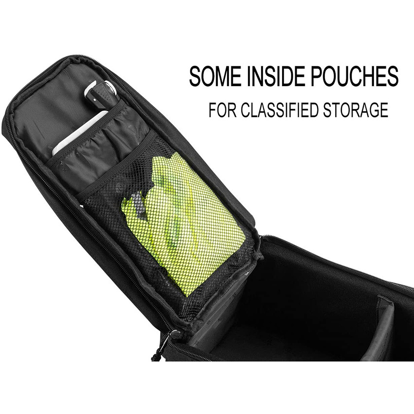 Fahrrad-Kofferraumtasche Fahrradtr&auml;ger Gep&auml;cktr&auml;gertasche Pendler-Gep&auml;cktasche mit Regenschutz Fahrradtasche