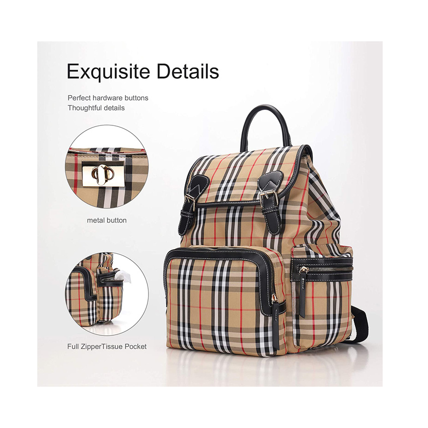 Wasserdichte Baby Wickeltasche Multifunktions gro&szlig;e Kapazit&auml;t Mode Reiserucksack Wickeltasche