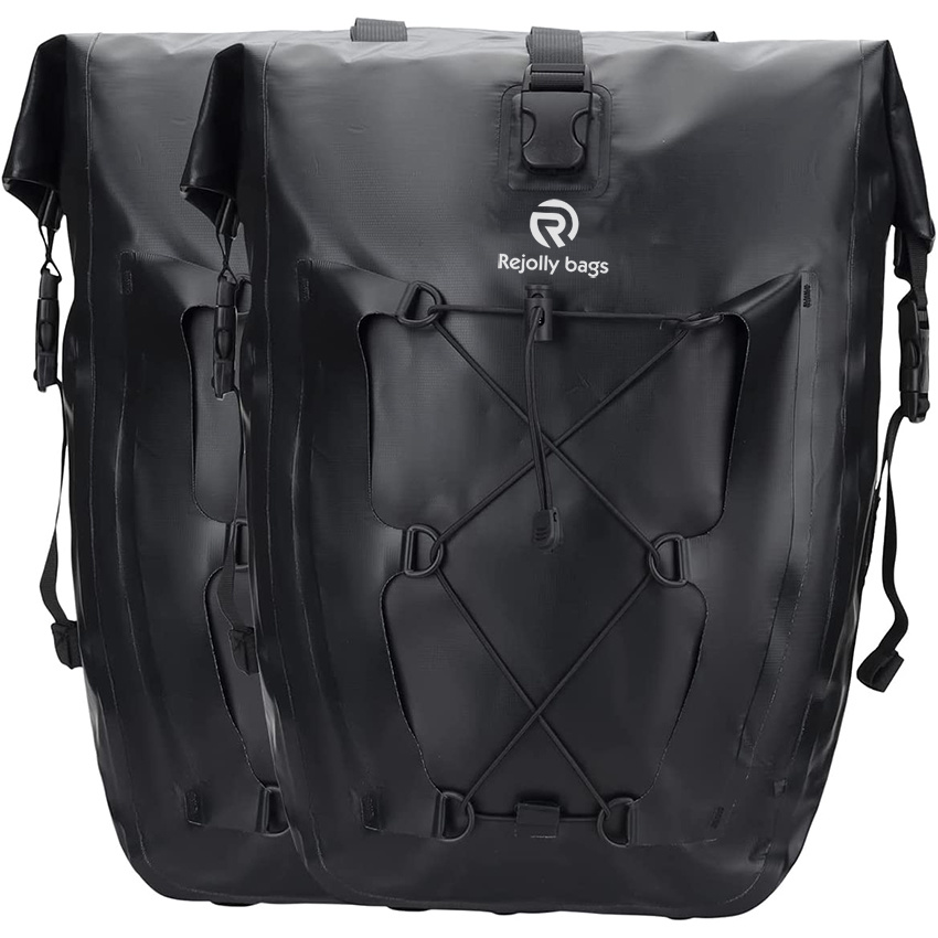 Packtaschen Wasserdicht Fahrrad Gep&auml;cktr&auml;gertasche Max 30L Gro&szlig;e Kapazit&auml;t Fahrradtr&auml;ger Kofferraum Packtaschen f&uuml;r Radfahren Reisen Pendeln Fahrradtasche