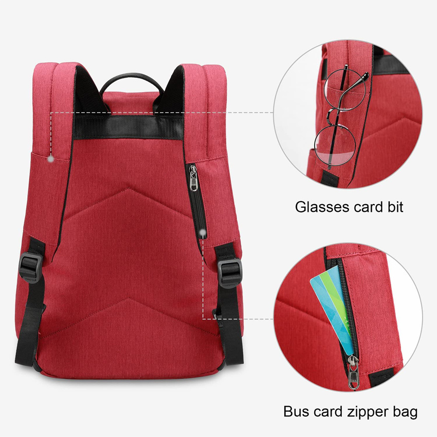 Leichte, schlanke Business-Laptop-Rucks&auml;cke, wasserabweisende Laptop-Reisetasche, College-Studenten, Notebook-Computer, Tagesrucksack