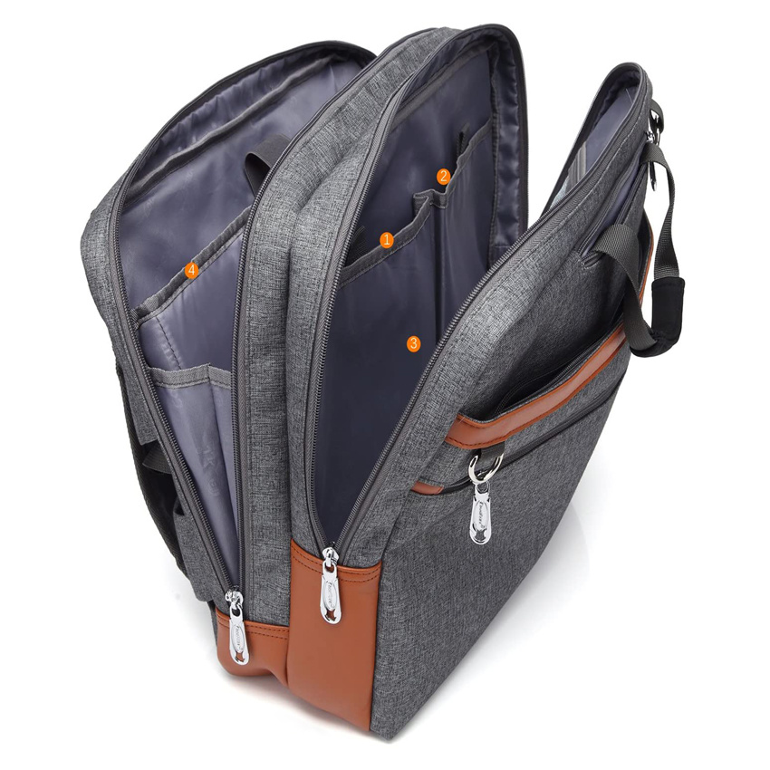 Leichter, umwandelbarer Universit&auml;ts-Studentenrucksack, Umh&auml;ngetasche zur Aufbewahrung von Laptops f&uuml;r Schulcomputer