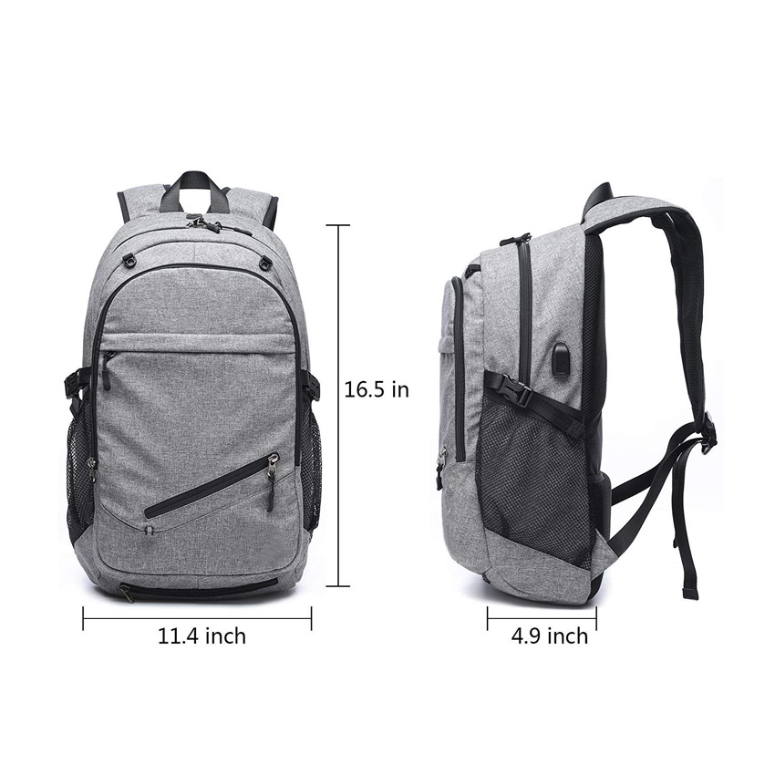 Basketball-Rucksack mit USB-Aufladung, Schultasche, leichter Tagesrucksack f&uuml;r Reisen, Wandern, Radfahren