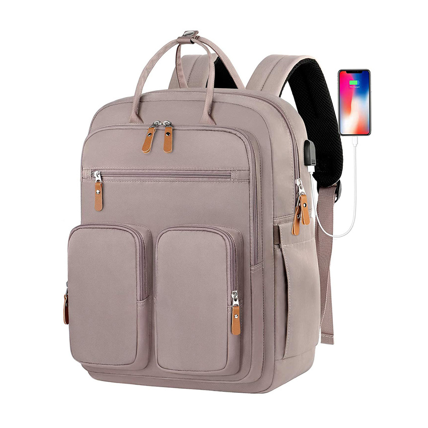 Baby Wickeltasche Rucksack Windel Babytaschen Wasserdichte Tasche mit gro&szlig;er Kapazit&auml;t und USB-Ladeanschluss