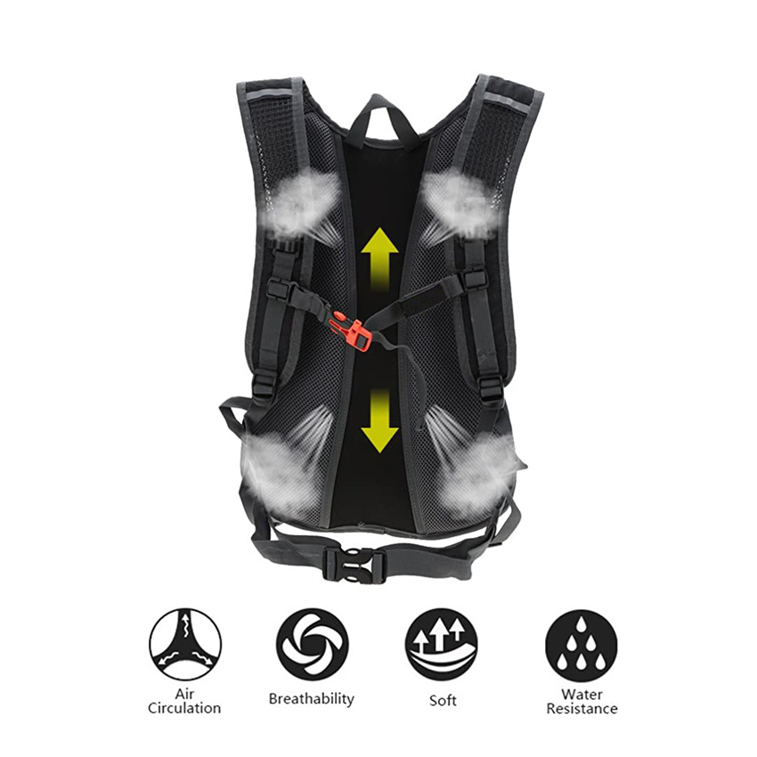 Leichter kleiner Tagesrucksack f&uuml;r den Alltag Wasserdichter Motorradrucksack Wanderrucksack Sporttasche