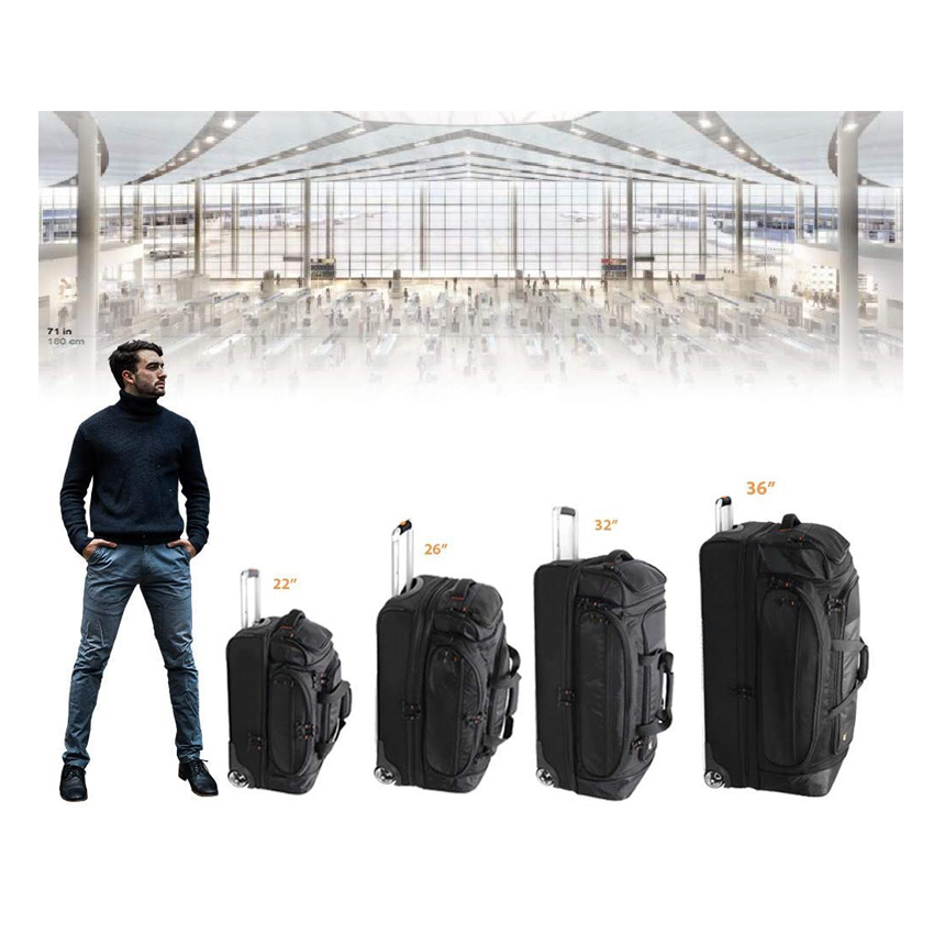 Оптовая Мода Досуг Хорошее Качество Путешествия Колесный Вещевой Спорт Тренажерный Зал Carry on Cabin Duffle Ручная Плечо Тележка Дорожная Багажная Сумка