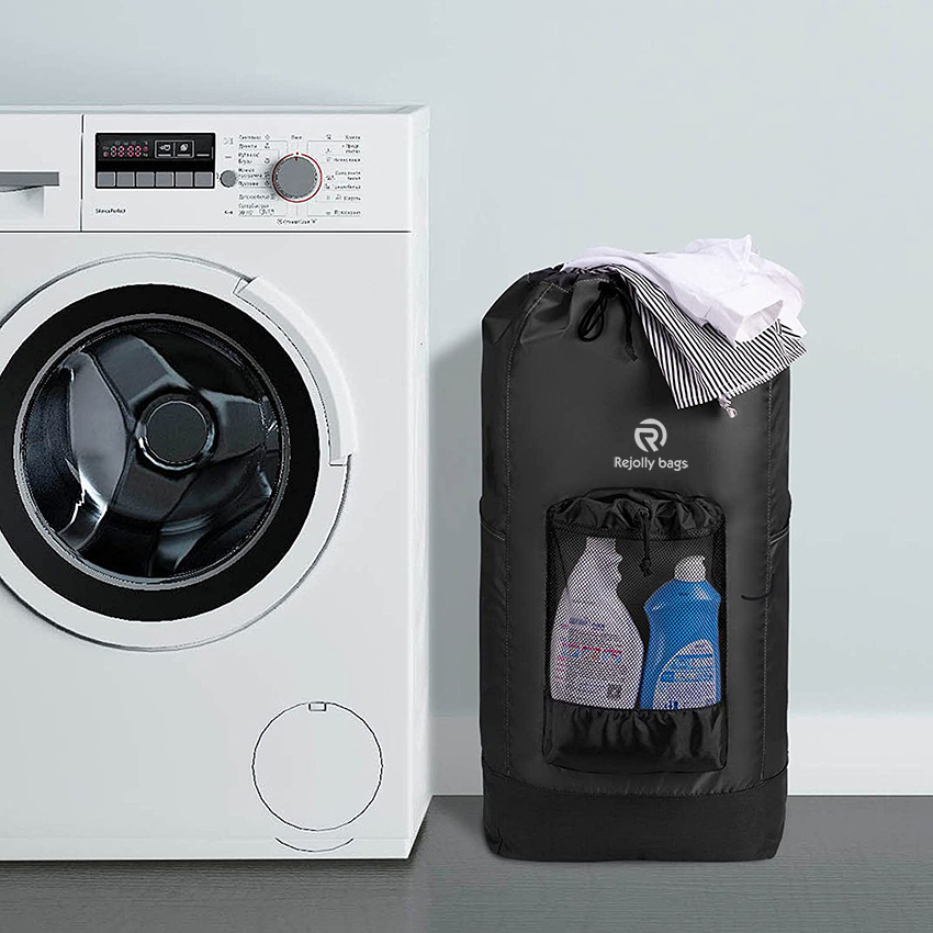 Faltbarer W&auml;schesack Netztasche 600d Strapazierf&auml;higer Nylon-Waschrucksack f&uuml;r W&auml;schesack im Studentenwohnheim