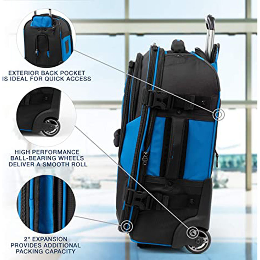 Багаж оптом с водоотталкивающим покрытием для деловой сумки на роликах