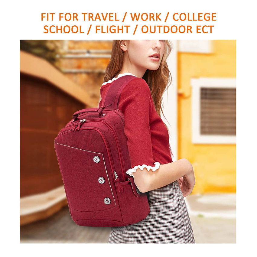 Leichte Alltagstasche mit wasserabweisendem Stoff Campus-Rucksack, schlanker Laptop-Rucksack, l&auml;ssiger Reise-Tagesrucksack