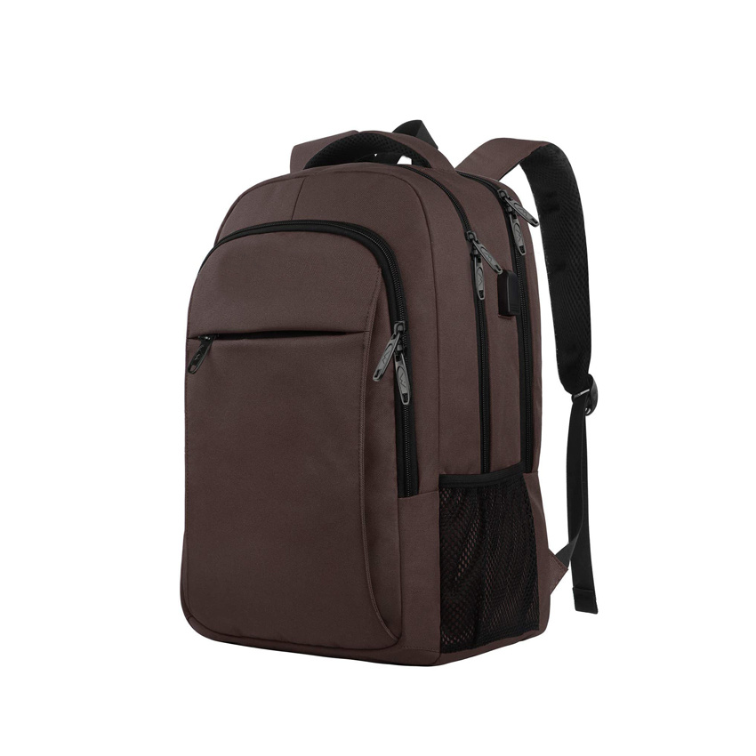 Laptop-Rucksack f&uuml;r Reisen, Wandern, Business Anti-Diebstahl Schlanker, langlebiger Laptop-Rucksack mit USB-Ladeanschluss Wasser