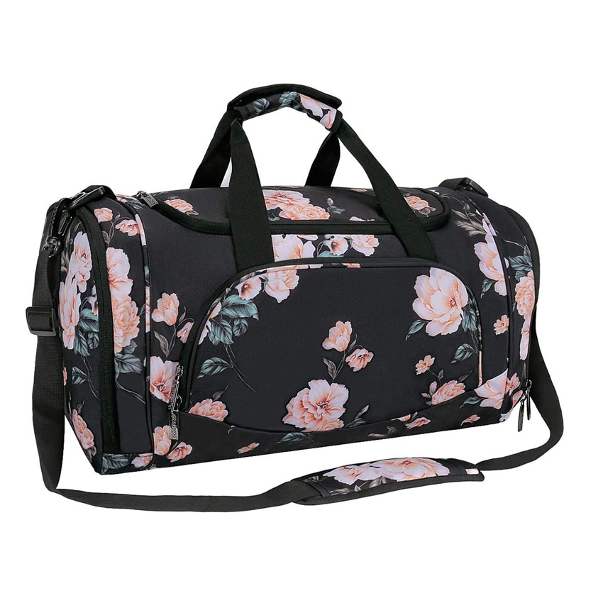 Peony Sports Duffel Gym Bag Женская большая сумка Сумки для багажа большой емкости
