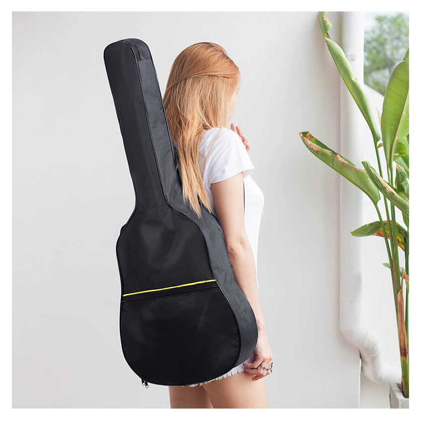 Freizeit Sto&szlig;fest Akustikinstrument Gitarrenverpackungsbeutel Staubschutz Weicher Gitarrenrucksack Aufbewahrungskoffer Gig Bag