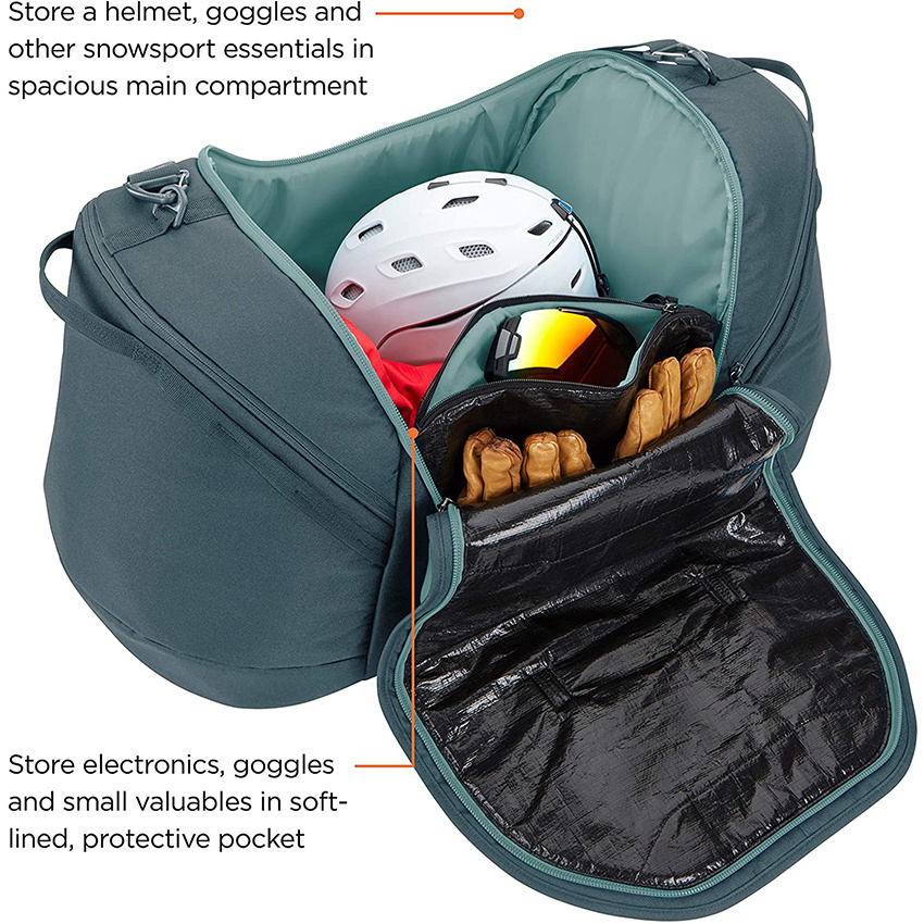 Вместительная дорожная сумка для лыж и сноуборда туда и обратно