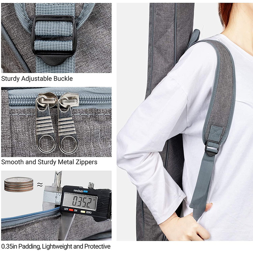 Gepolsterte elektrische 0,35-Zoll-Polsterung mit zwei verstellbaren Schultergurten f&uuml;r E-Gitarren