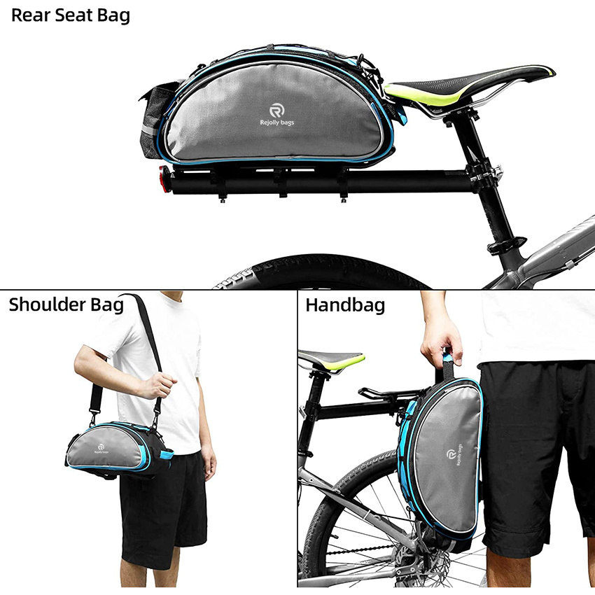 Multifunktionale Fahrrad-R&uuml;cksitztasche Fahrradtr&auml;ger-Sitztasche Kofferraumtasche R&uuml;cksitztasche Handtaschen-Schulter-Fahrradtasche