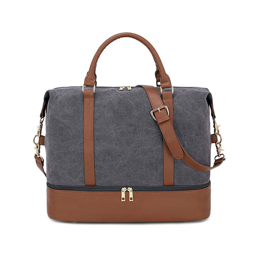 Damen Reisetasche mit Schuhfach Aufbewahrungstasche Gep&auml;cktaschen