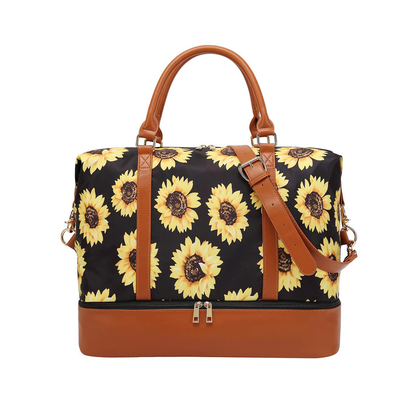 Damen Reisetasche mit Schuhfach Aufbewahrungstasche Gep&auml;cktaschen