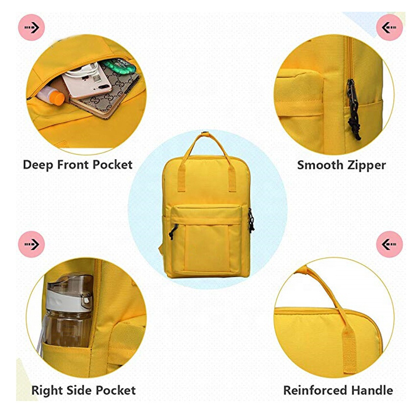 Wasserabweisender Schulrucksack L&auml;ssiger Tagesrucksack College-Rucksack Urban-Rucksack Rucksack