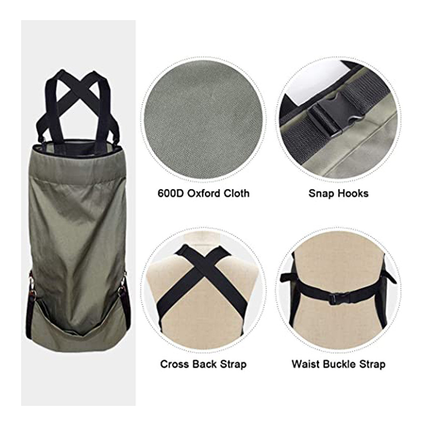 Multifunktionale Erntetasche Daumenmesser Ernte Gartensch&uuml;rze Obstpfl&uuml;cktasche